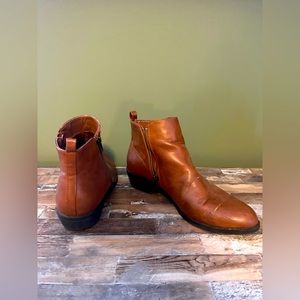 Ankle Boots, Brown, Size 10